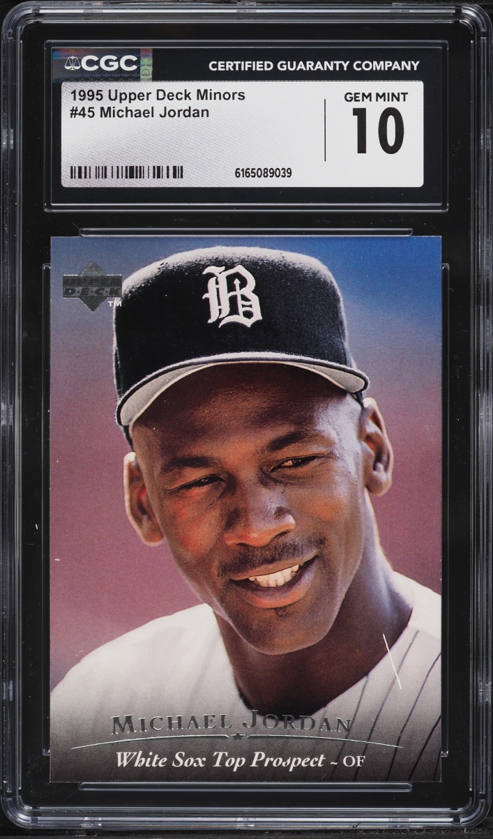 1995 Upper Deck Minors Michael Jordan ROOKIE #45 CGC 10 GEM MINT