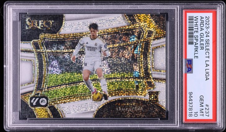 ARDA GULER 2023-24 PANINI DONRUSS SOCCER SP OPTIC RATED  2023-24 Donruss Optic FIFA Rated Rookie #184  Arda Guler PSA 10 Gem Mint main image 2