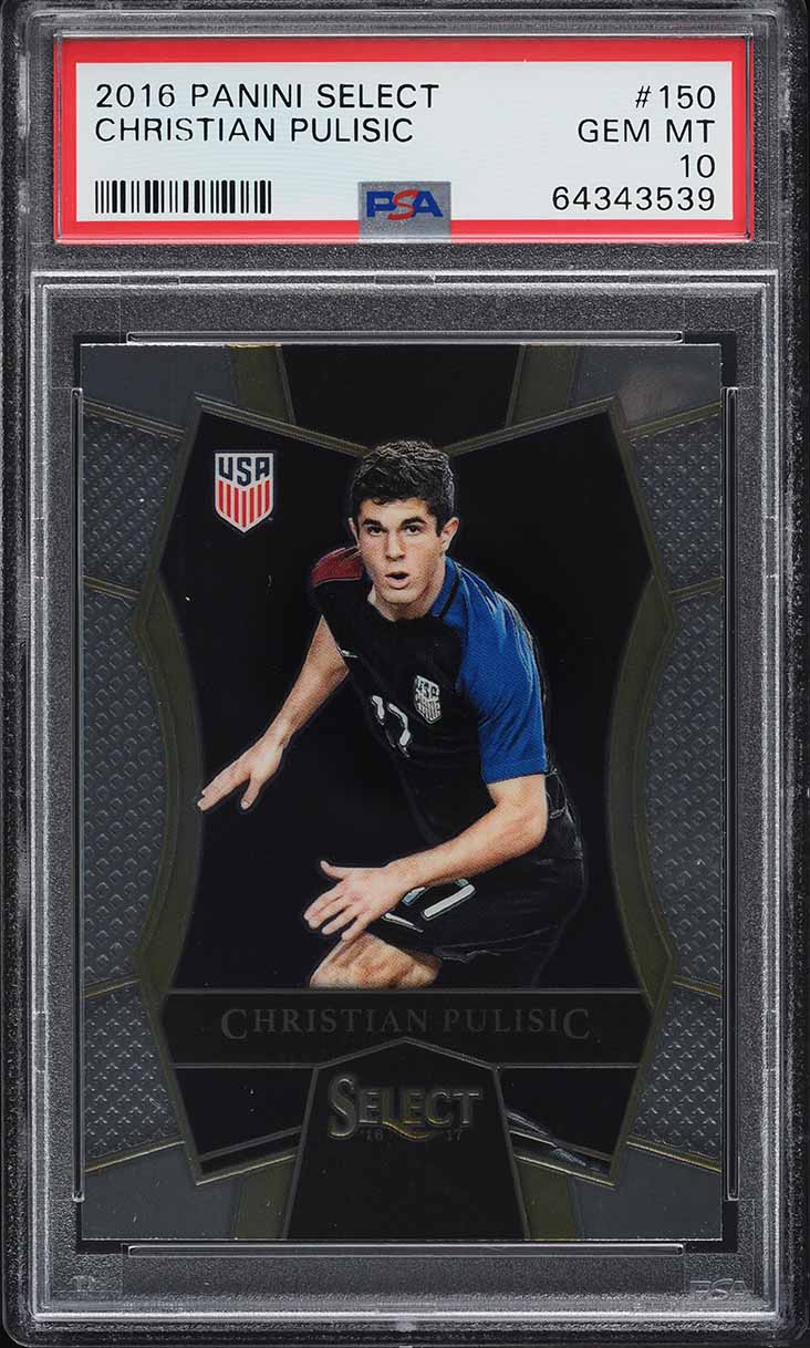 2016 Select Soccer Christian Pulisic ROOKIE #150 PSA 10 GEM MINT