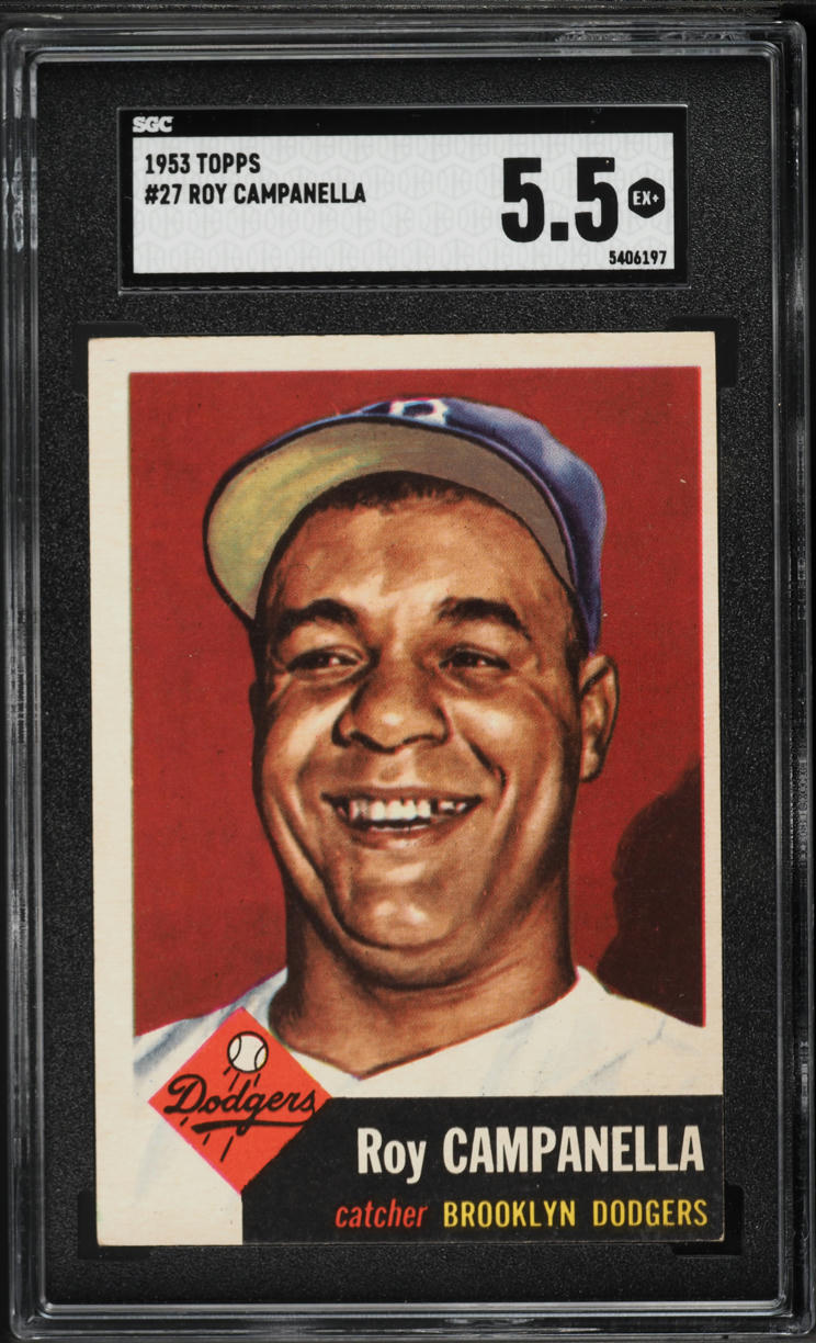 1953 Topps Roy Campanella #27 SGC 5.5 EX+
