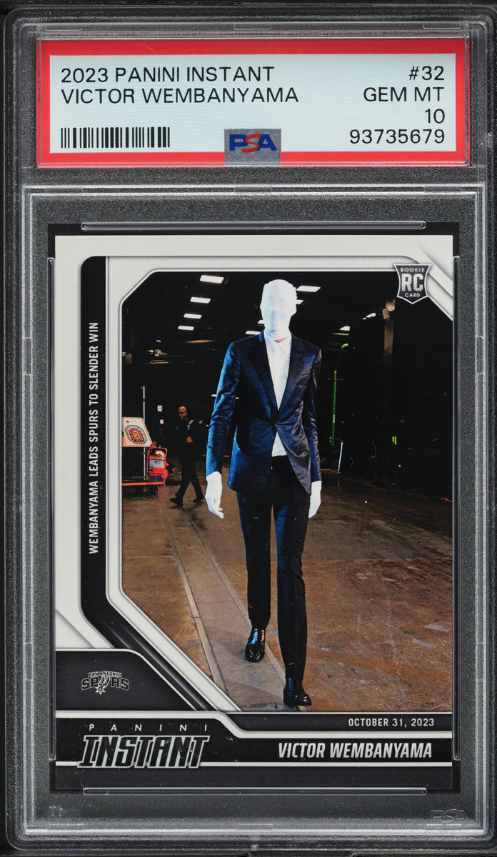 2023 Panini Instant Victor Wembanyama ROOKIE /15593 #32 PSA 10 GEM MINT