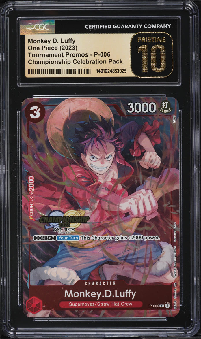 2023 One Piece Tournament Championship Celebration Pack Monkey D. Luffy