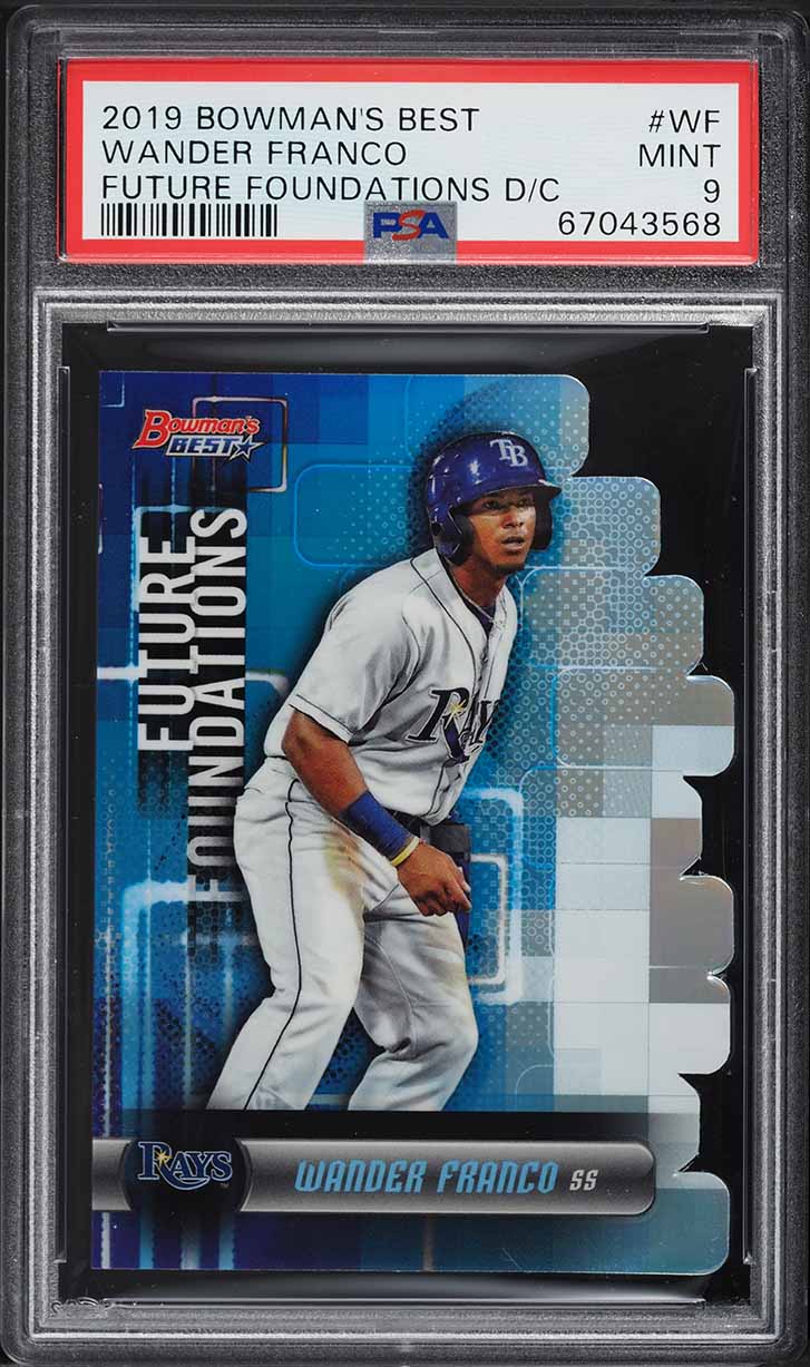 その他 2019 Bowman's Best Atomic Wander Franco 2019 Bowman WANDER FRANCO 1st RC In Person AUTO #BP-100 Rays