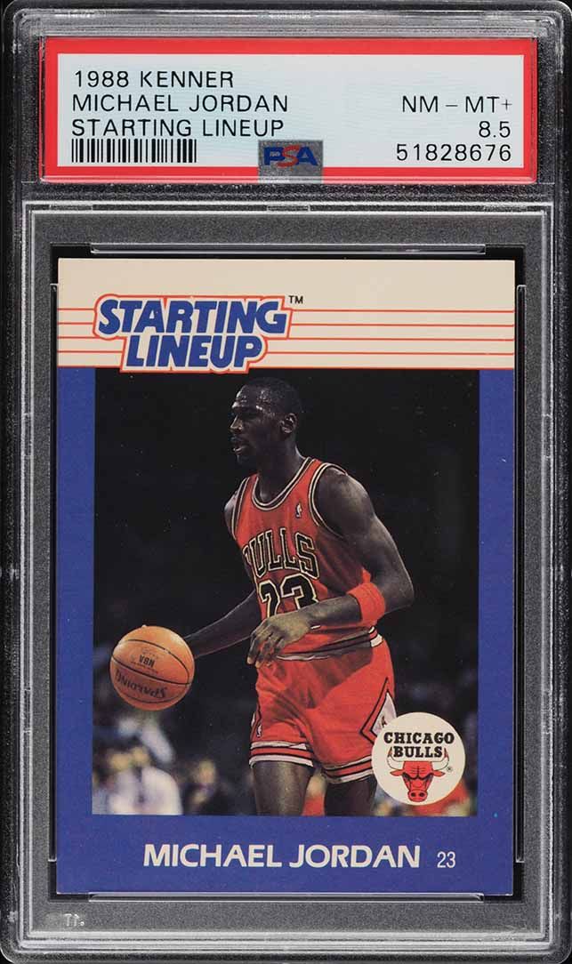 1988 Kenner Starting Lineup Michael Jordan PSA 8.5 NM-MT+