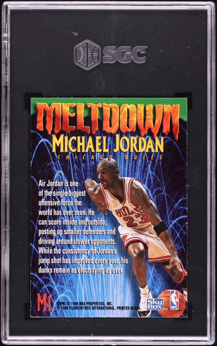 1995 Skybox Premium Meltdown Michael Jordan #M1 SGC 8.5 NM-MT+