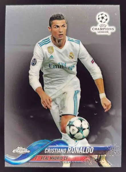 2017 Topps Chrome UEFA Promotional Sample Cristiano Ronaldo #CR