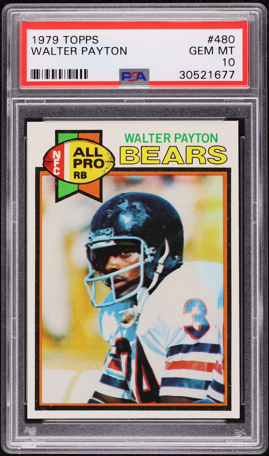 1979 Topps Football Walter Payton ALL-PRO #480 PSA 10 GEM MINT