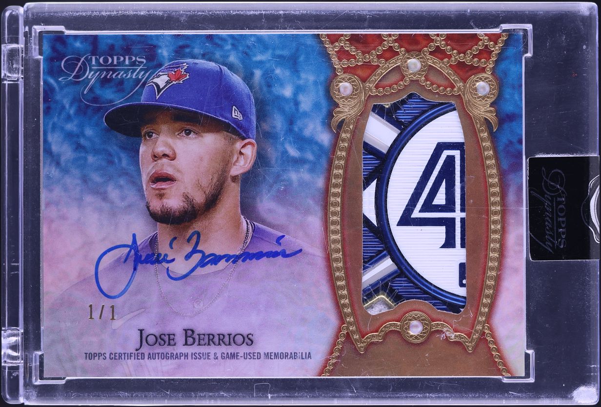 2022 Topps Dynasty Gold Jose Berrios PATCH AUTO 1/1 #DAP-JBE2