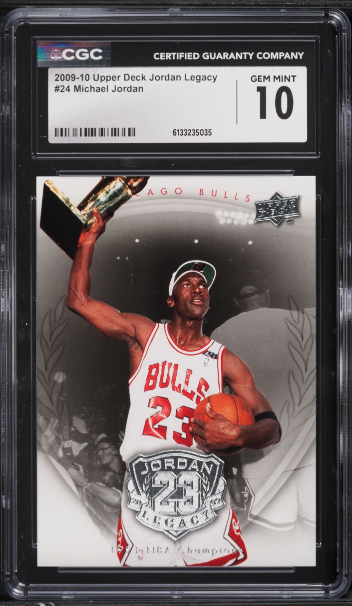 2009 Upper Deck Jordan Legacy Michael Jordan #24 CGC 10 GEM MINT