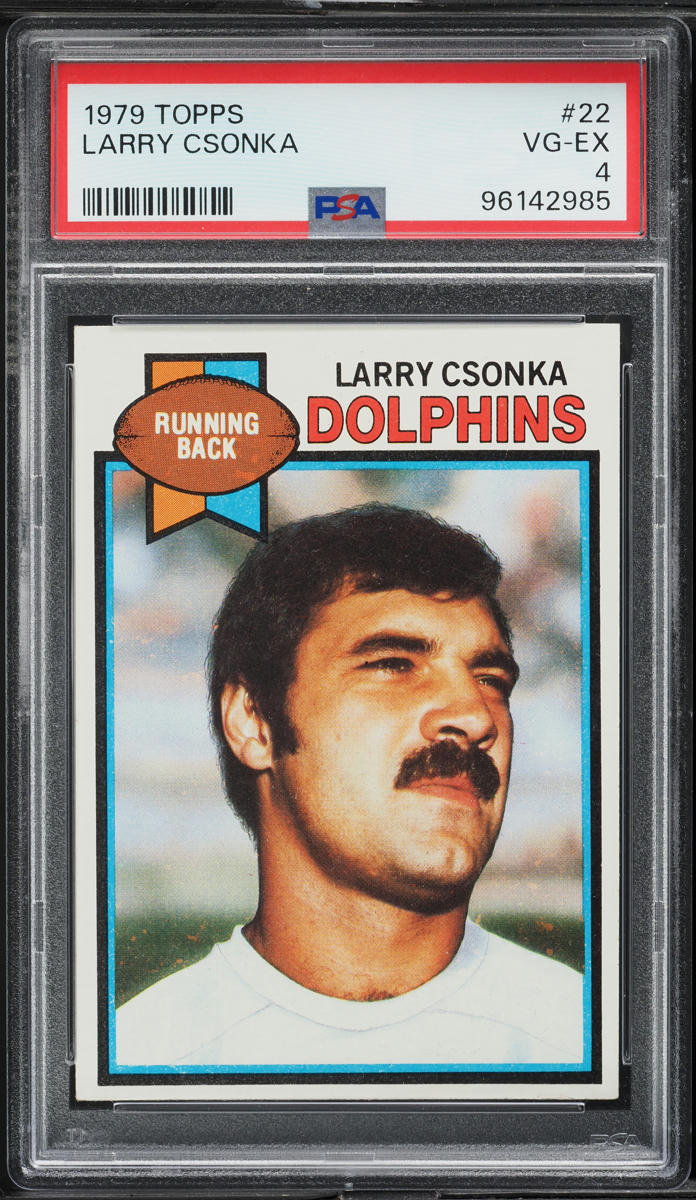 1979 Topps Football Larry Csonka ROOKIE #22 PSA 4 VGEX