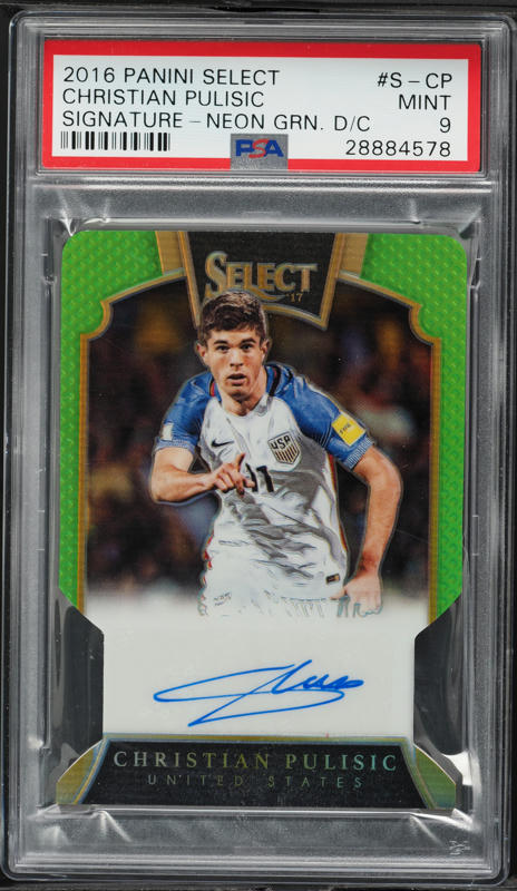 2016 Select Signature Christian Pulisic ROOKIE AUTO /75 #S