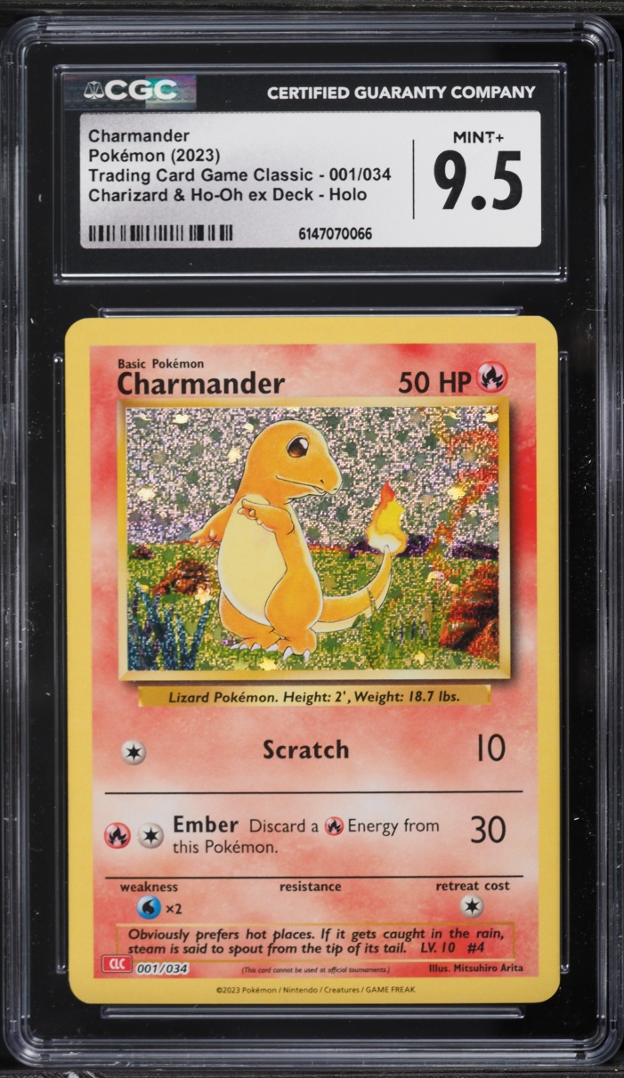 2023 Pokemon TCG Classic Collection Holo Bulbasaur #1 CGC 9.5 MINT+