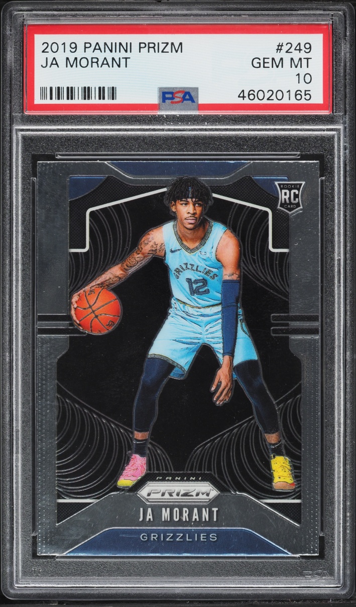 2019 Panini Prizm Ja Morant ROOKIE #249 PSA 10 GEM MINT