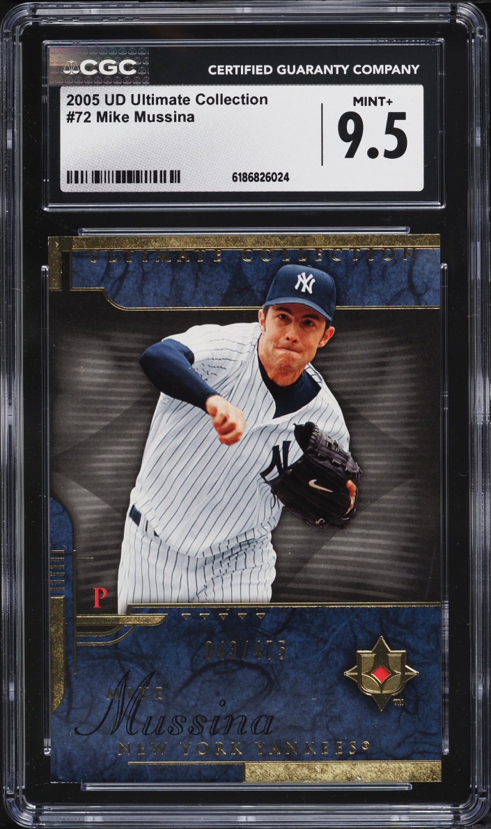 2005 Ultimate Collection Mike Mussina /475 #72 CGC 9.5 MINT+