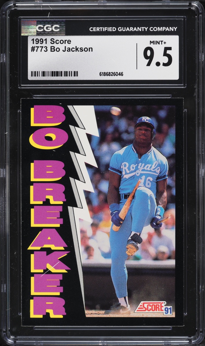 1991 Score Bo Jackson #773 CGC 9.5 MINT+
