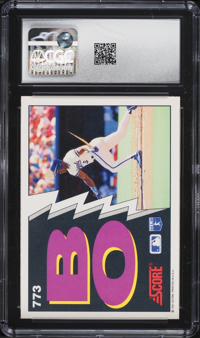 1991 Score Bo Jackson #773 CGC 9.5 MINT+