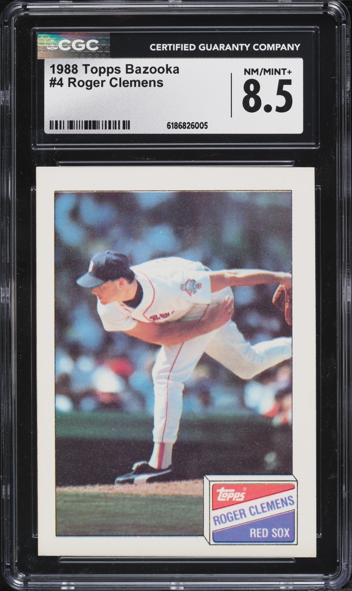 1988 Topps Bazooka Roger Clemens #4 CGC 8.5 NM-MT+