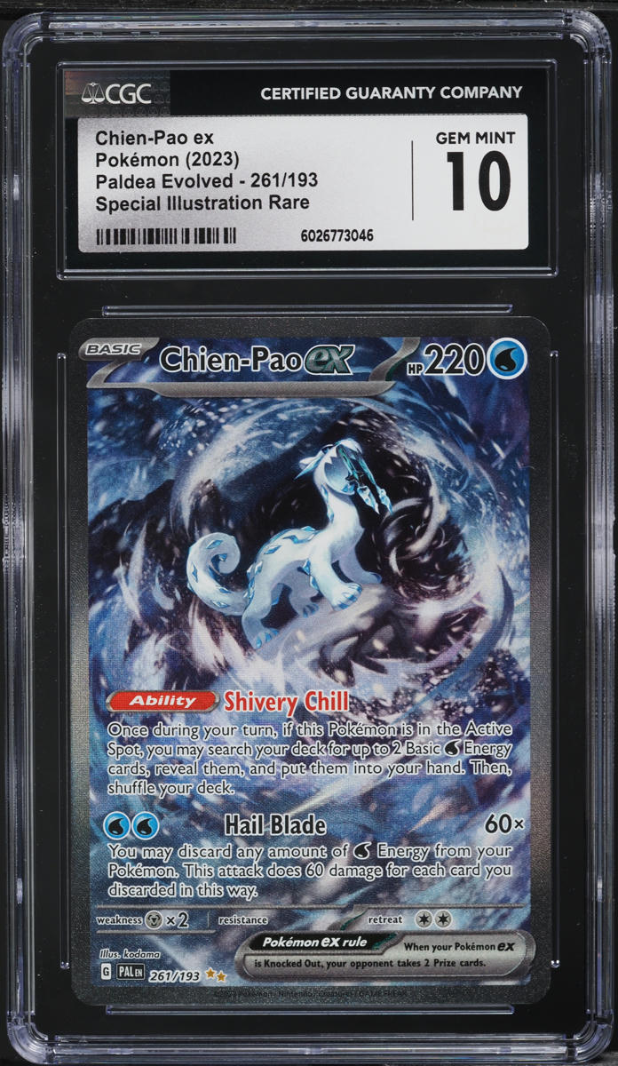 2023 Pokemon SV Paldea Evolved Special Illustration Rare Chien-Pao ex CGC 10 GEM