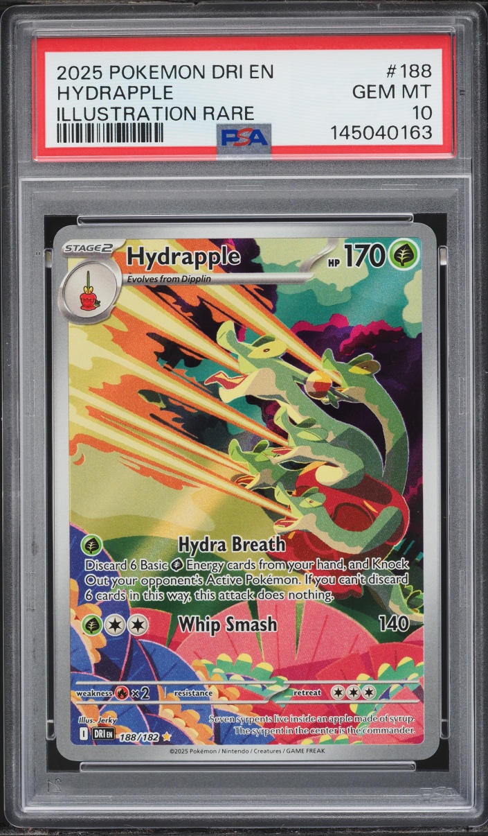 2025 Pokemon Scarlet & Violet Destined Rivals IR Hydrapple #188 PSA 10 GEM MINT