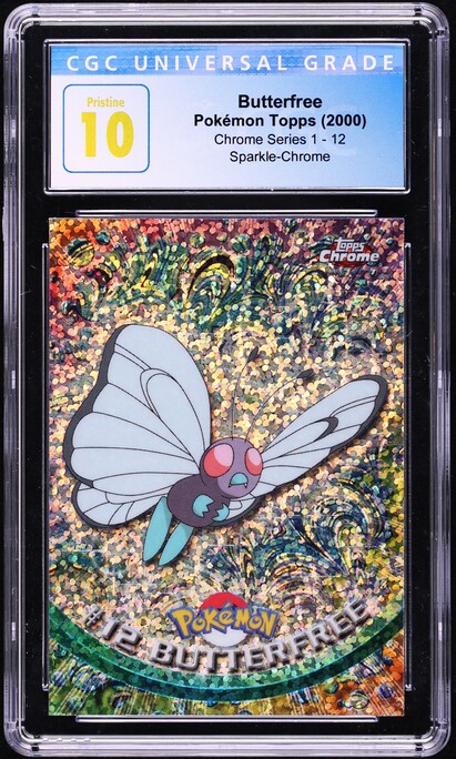 2000 Topps Chrome Pokemon Series 1 Sparkle Pikachu #25 PSA 10 GEM