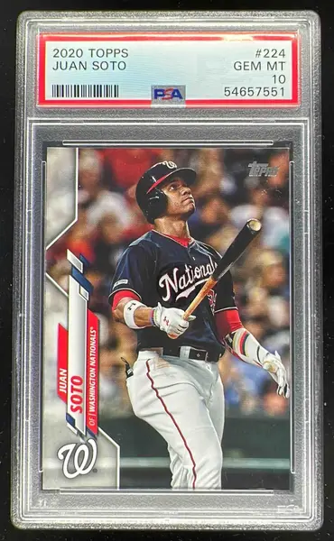 2020 Topps #224a Juan Soto PSA 10