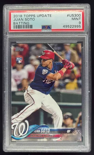 2018 Topps Update #US300a Juan Soto RC All-Star PSA 9