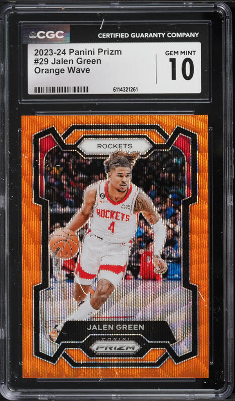2025 Topps Levitation Jalen Green #L-15 CGC AUTH on Fanatics Collect