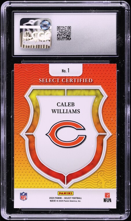 2024 Select Certified Caleb Williams ROOKIE #1 CGC 9 MINT
