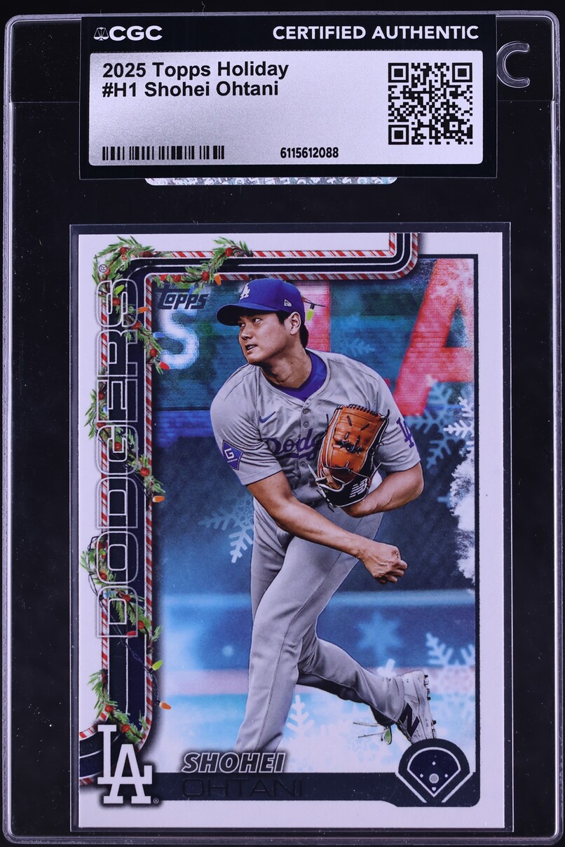 2025 Topps Holiday Shohei Ohtani #H1 CGC AUTH