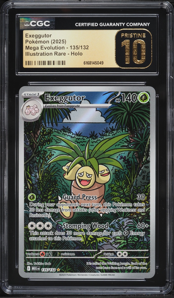 2025 Pokemon Mega Evolution IR Exeggutor #135 CGC 10 PRISTINE