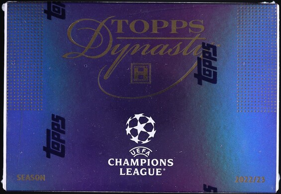 2022 Topps Dynasty UEFA Champions League Soccer Sealed Hobby Box