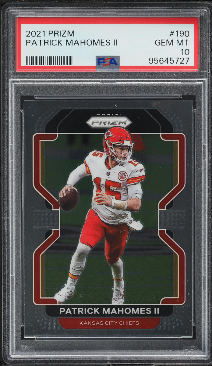 2021 Panini Prizm Patrick Mahomes II #190 PSA 10 GEM MINT