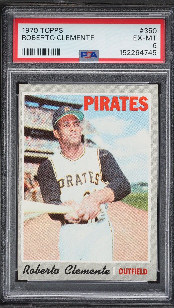 1970 Topps Roberto Clemente #350 PSA 6 EXMT
