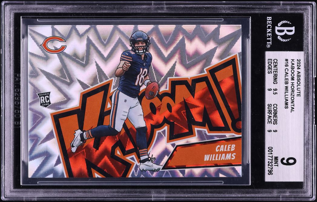 2024 Absolute Kaboom Horizontal Caleb Williams ROOKIE #16 BGS 9 MINT