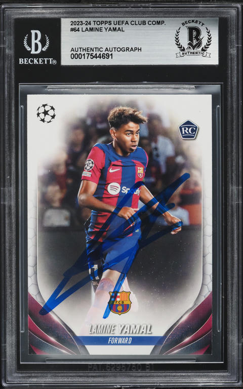 2023 Topps Chrome UEFA CC Wonderkids Lamine Yamal ROOKIE
