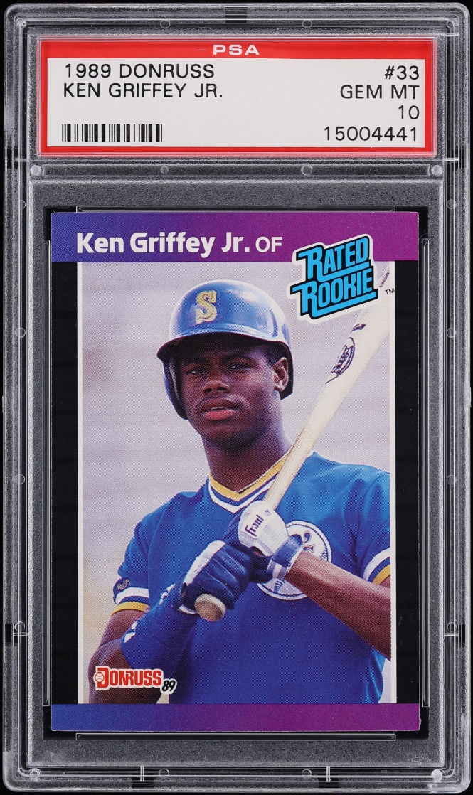 1989 Donruss Ken Griffey Jr. ROOKIE #33 PSA 10 GEM MINT