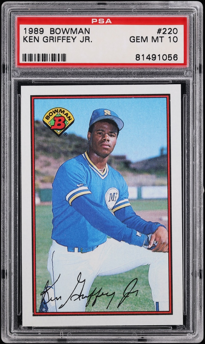 1989 Bowman Ken Griffey Jr. ROOKIE #220 PSA 10 GEM MINT