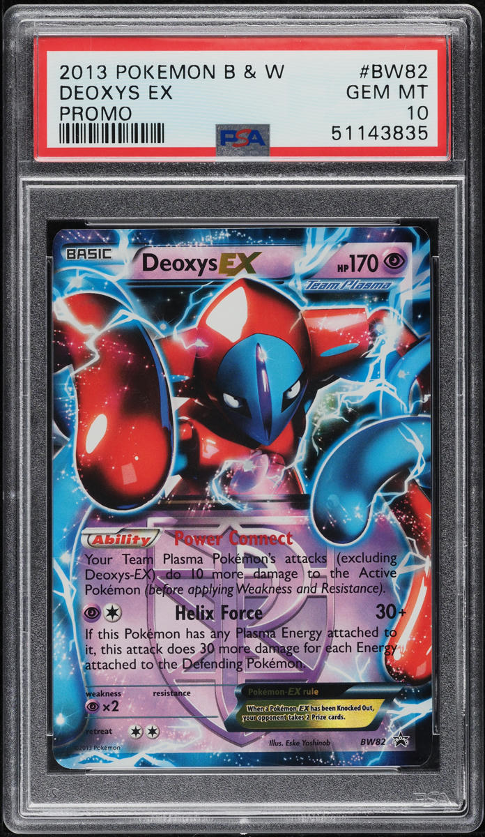 2013 Pokemon Black & White Promo Deoxys EX #BW82 PSA 10 GEM MINT