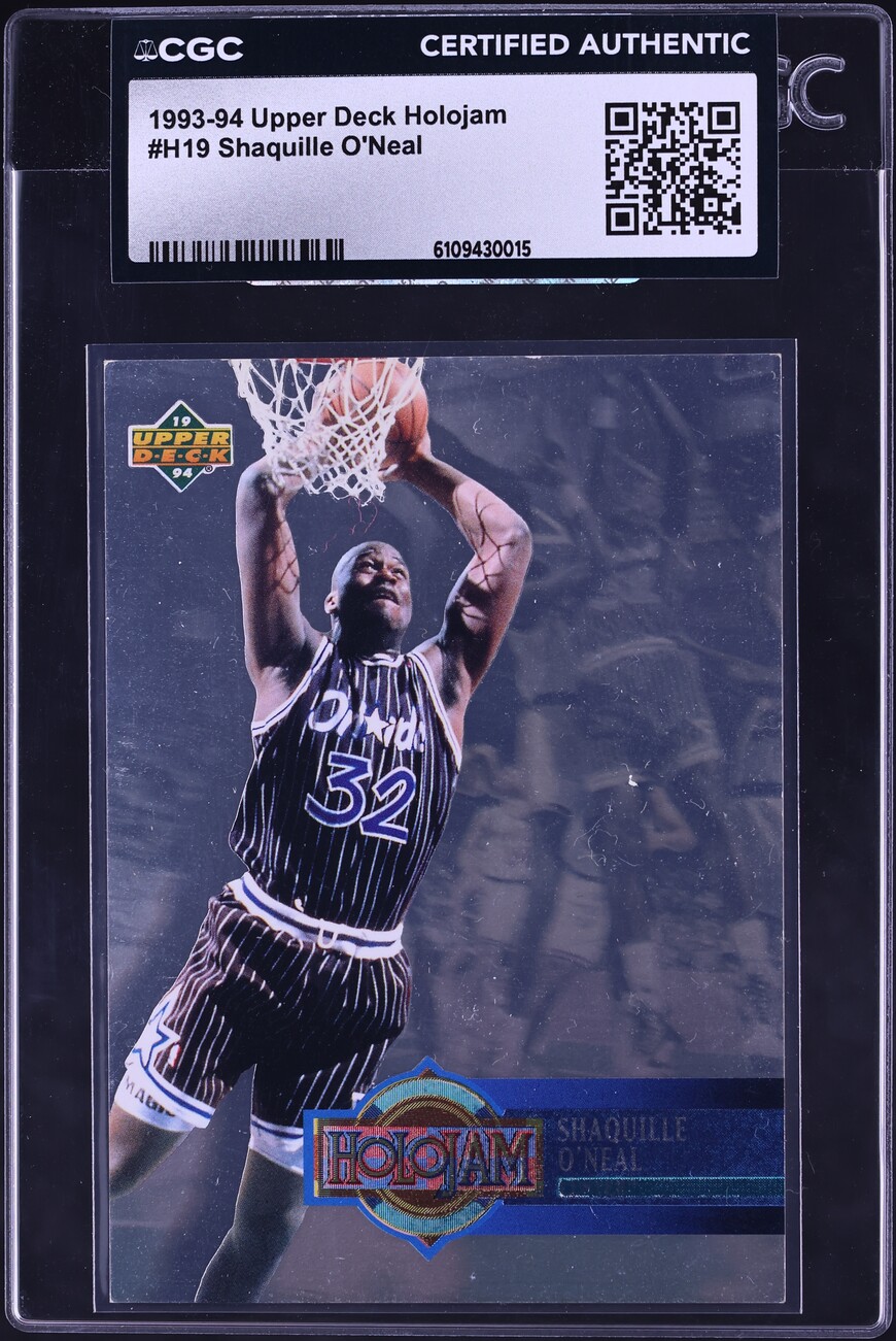 1993 Upper Deck Holojam Shaquille O'Neal #H19 CGC AUTH