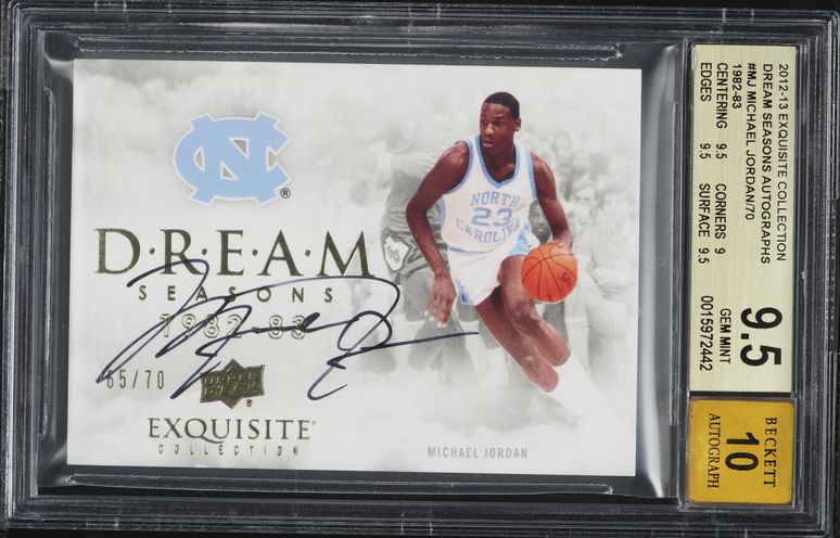 2009 Exquisite Number Pieces Michael Jordan PATCH AUTO DNA 10 /23