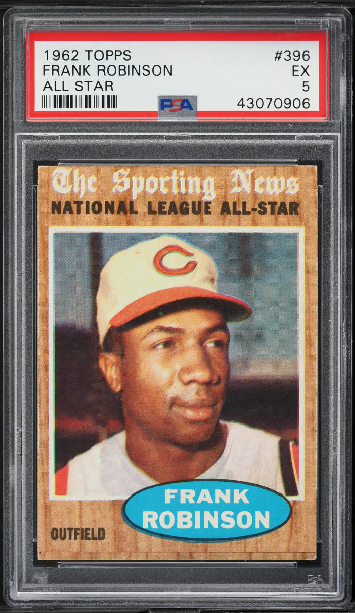 1962 Topps Frank Robinson ALL-STAR #396 PSA 5 EX