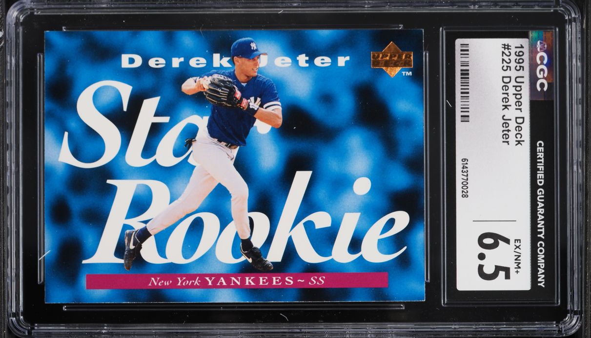 1995 Upper Deck Derek Jeter ROOKIE #225 CGC 6.5 EXMT+