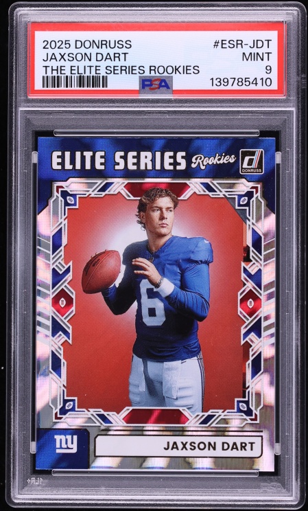 2025 Donruss The Elite Series Jaxson Dart ROOKIE #ESR-JDT PSA 9 MINT