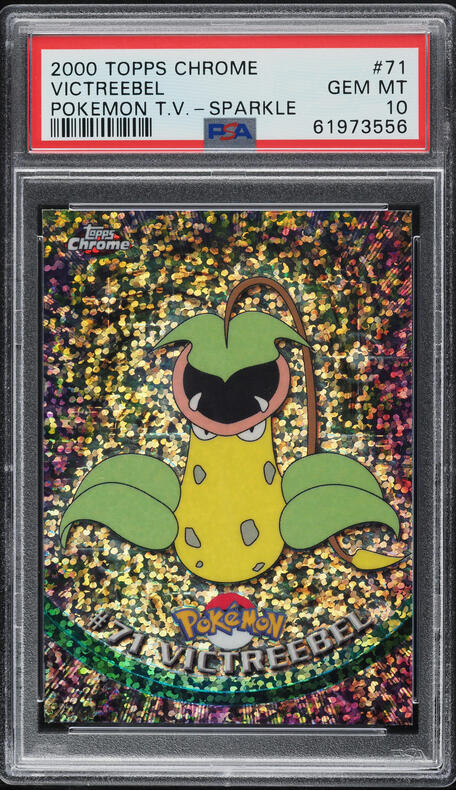 2000 Topps Chrome Pokemon Series 1 Sparkle Pikachu #25 PSA 10 GEM