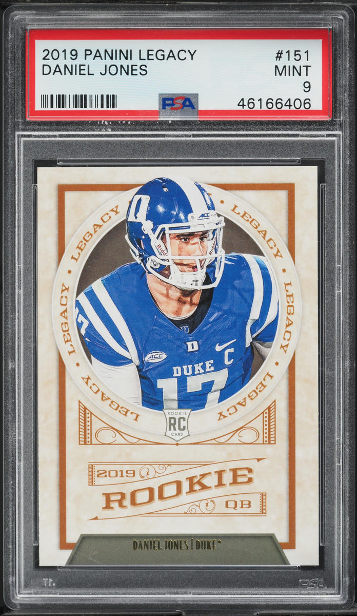 2019 Panini Legacy Daniel Jones ROOKIE #151 PSA 9 MINT