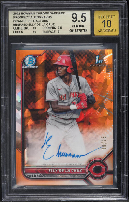 2022 Topps Finest UCC Roony Bardghji ROOKIE AUTO #ARB PSA 10 GEM