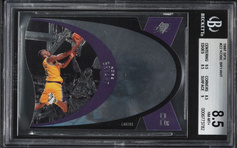 1997 Skybox E-X2001 Star Date 2001 Die-Cut Kobe Bryant #3 PSA 8 NM