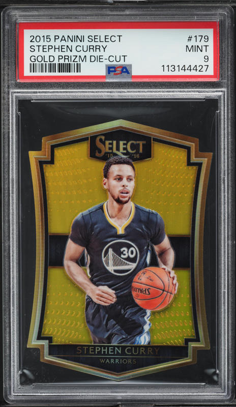2021 Panini Prizm NBA 75th Stephen Curry #154 PSA 9 MINT on