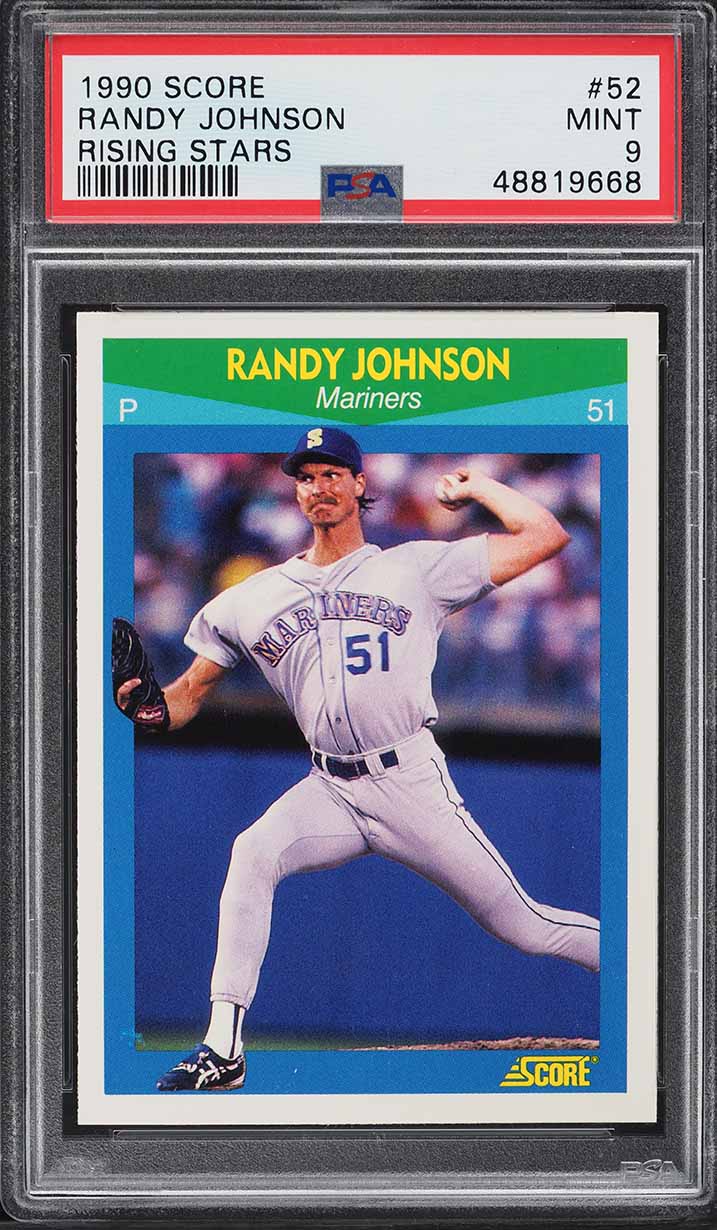 1990 Score Rising Stars Randy Johnson #52 PSA 9 MINT