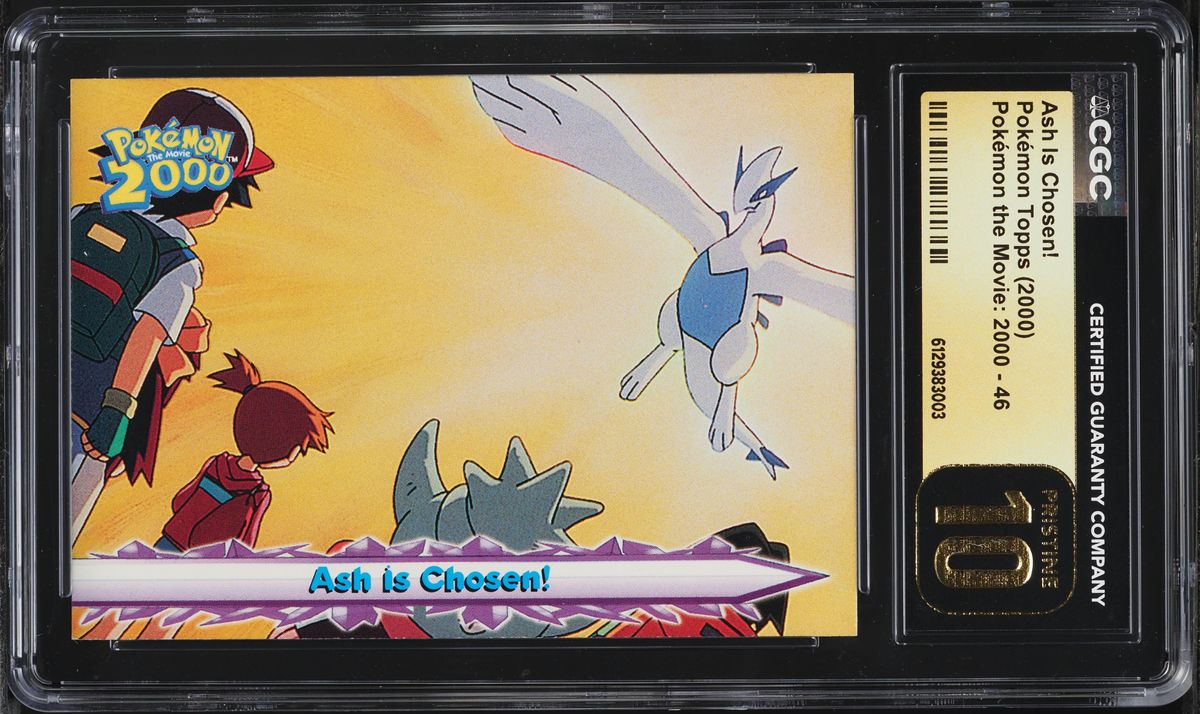 2000 Topps Pokemon The Movie 2000 Ash Is Chosen! #46 CGC 10 PRISTINE
